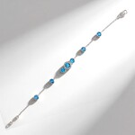 Bracciale in argento con Topazio Marambaia (de Melo Essence)