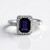 Anello in argento con Iolite