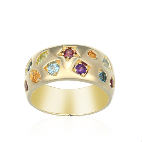 Edelstein-Silberring (Adela Silber)