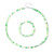 Parure in argento con Quarzo Verde