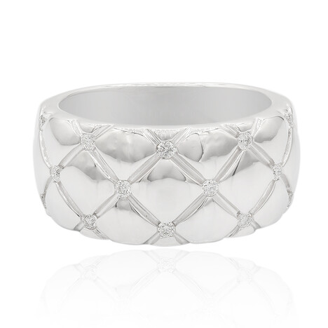 Anello in argento con Diamante I1 (G) (Annette)