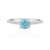 Zilveren ring met een Ratanakiri zirkoon (Adela Silber)