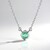 Collana in argento con Smeraldo Russo (de Melo)