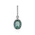 Green Fluorite Silver Pendant