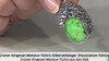Colgante en plata con Turquesa verde Mohave Kingman (Faszination Türkis)
