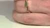 Anillo en plata con Tsavorita Lemshuku