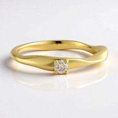 Anello in argento con Diamante Cioccolato I2