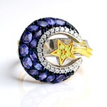 Bague en argent et Tanzanite (Gems en Vogue)