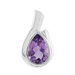 Zilveren hanger met een amethist (Pallanova)
