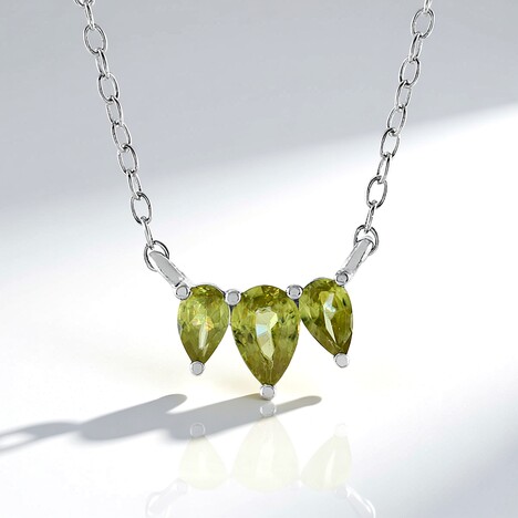 Collana in argento con Sfene