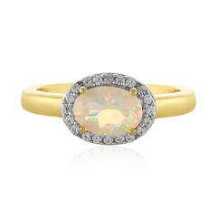 Bague en argent et Opale Welo