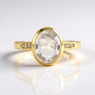 Anello in argento con Zircone (Adela Silber)