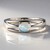 Bague en argent et Opale Welo