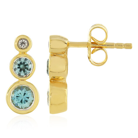 Ratanakiri-Zirkon-Silberohrringe (MONOSONO COLLECTION)