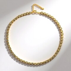 Collana in argento con Ematite Dorata