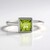 Anello in argento con Peridoto