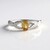 Anello in argento con Zircone Mandarino