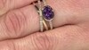 Anillo en oro con Amatista (CIRARI)