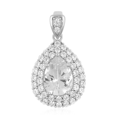 Ciondolo in argento con Danburite