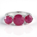 Bague en argent et Saphir rose de Madagascar (de Melo Essence)