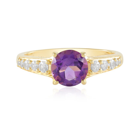 Anillo en plata con Amatista de Marruecos