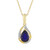 Madagascar Blue Sapphire Silver Necklace