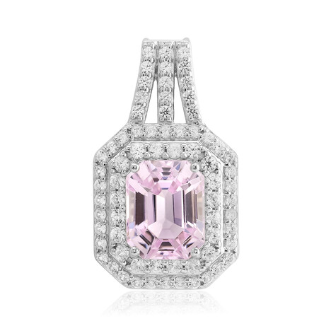 Kunzite Silver Pendant