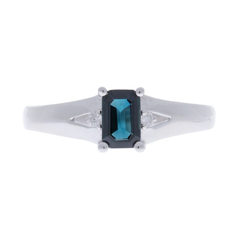 Blauer Ceylon-Saphir-Goldring