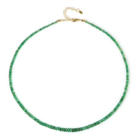 Collar en plata con Esmeralda de Brasil