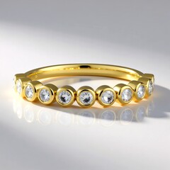 Anello in oro con Diamante I3 (H) (de Melo Gold)