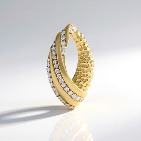 Ciondolo in oro con Diamante IF (G) (de Melo Gold)