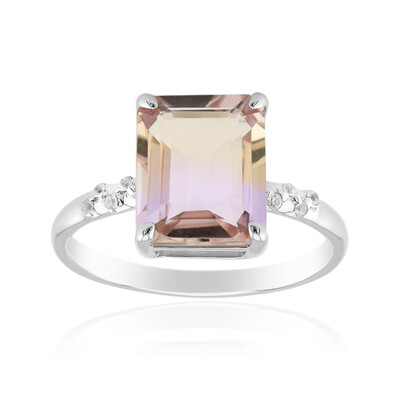 Ametrine Silver Ring