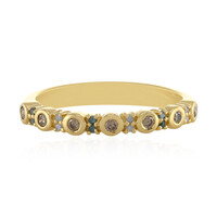 Anello in argento con Diamante Champagne I3