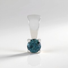 Ciondolo in oro con Diamante Blu I2 (SUHANA)