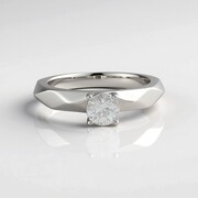 Bague en argent et Zircon