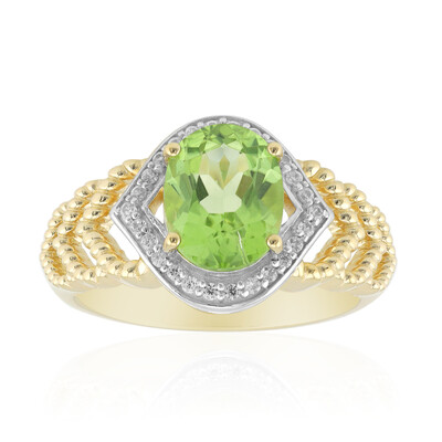 9K Wagogo Peridot Gold Ring