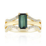 Anello in argento con Indicolite (Adela Silber)