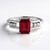 Anello in argento con Rubino Bemainty