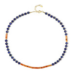 Collier en argent et Lapis-Lazuli (Riya)