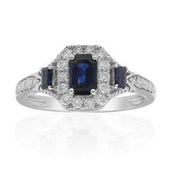 Blauer Ceylon-Saphir-Goldring