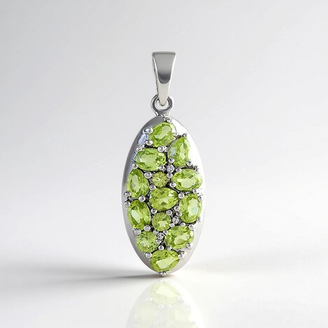 Ciondolo in argento con Peridoto