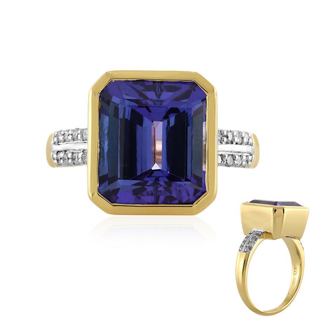 AAA-Tansanit-Goldring (AMAYANI)