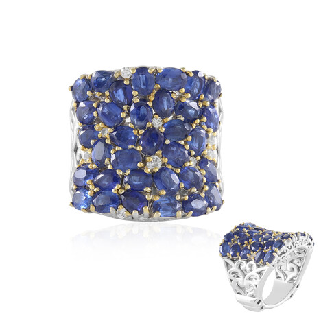 Nepalesischer Kyanit-Silberring (Dallas Prince Designs)