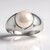 Anello in argento con Perla di Acqua Dolce (TPC)