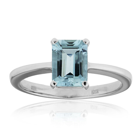 9K Brazilian Aquamarine Gold Ring (CUSTODANA)