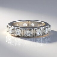 Anello in argento con Zircone