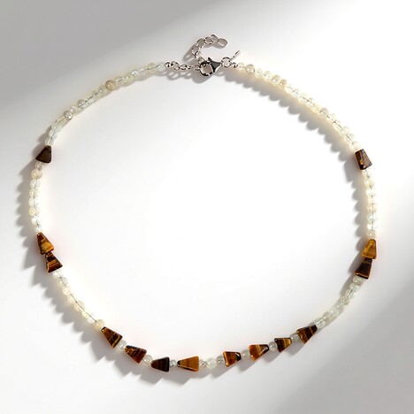 Collana in argento con Occhio di Tigre