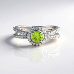 Anello in argento con Sfene