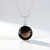 Collana in argento con Quarzo Fumè