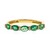 Gouden ring met AAA Zambia smaragden (CIRARI)